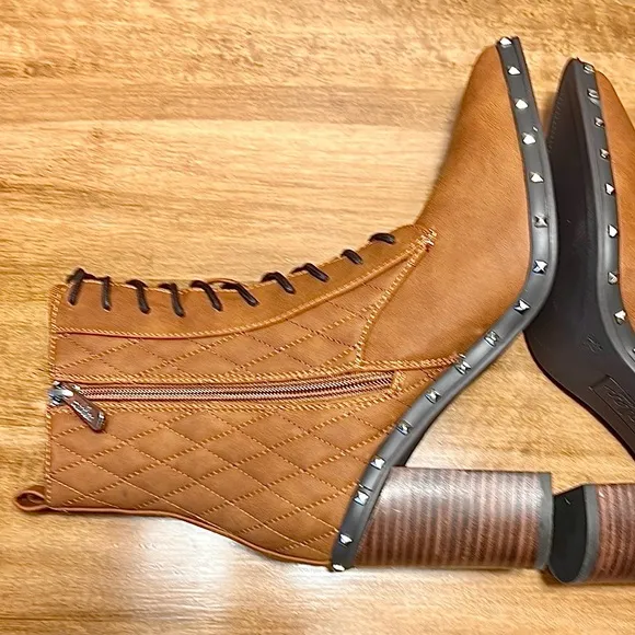 Charles David Faux Microsuede Boots