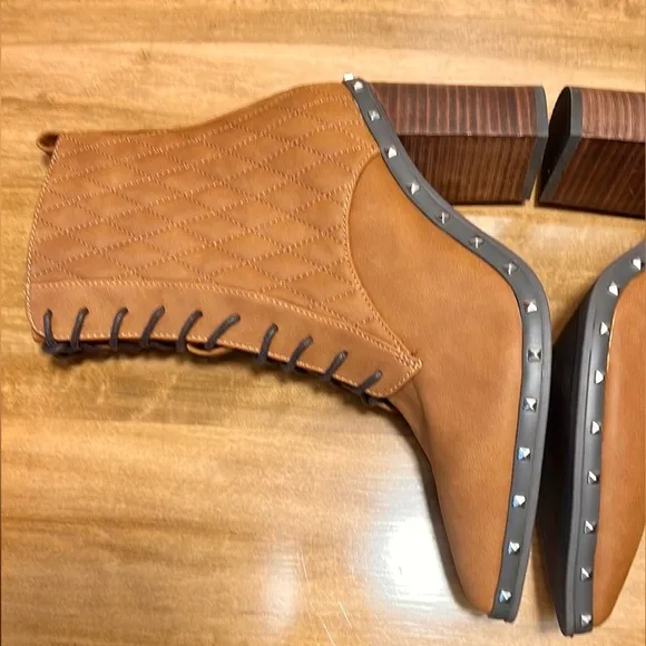 Charles David Faux Microsuede Boots