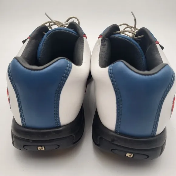 Chicago Cubs FootJoy MyJoys 9 M White Blue Red Golf Shoes Soft Spikes 54240