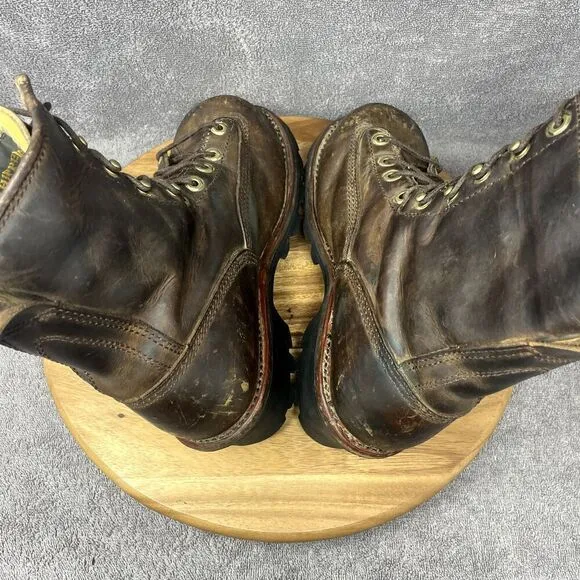Chippewa Original Waterproof Insulated Steel Toe Logger Boots Men's Size 8.5