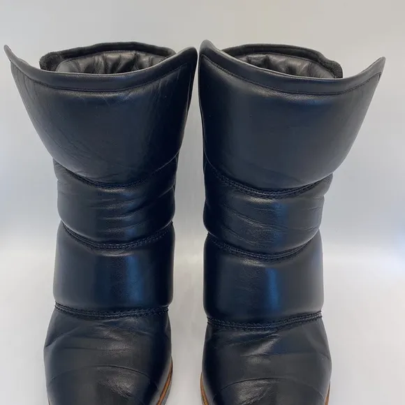 Chloe Black Ankle Warm Boots Booties