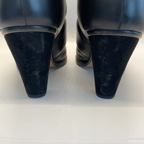 Chloe Black Ankle Warm Boots Booties