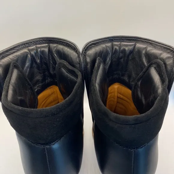 Chloe Black Ankle Warm Boots Booties