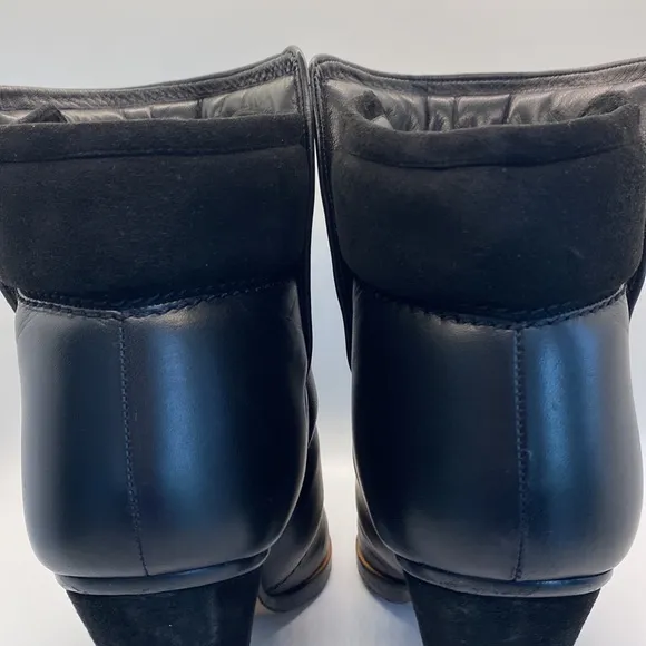 Chloe Black Ankle Warm Boots Booties