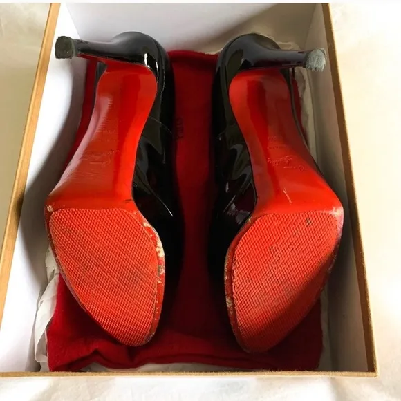Christian Louboutin Black Bianca shoes