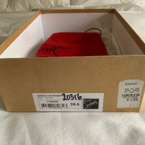 Christian Louboutin Black Bianca shoes
