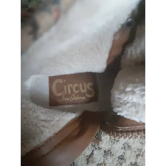 Circus by Sam Edelman Boots Women's Brown Gretchen Shearling Size 8.5