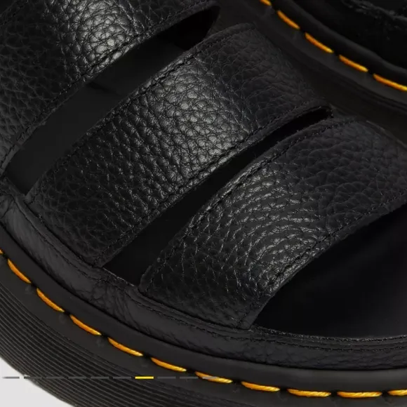 Clarissa Dr. Martens Black Strappy Sandals