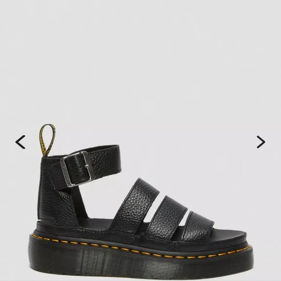 Clarissa Dr. Martens Black Strappy Sandals