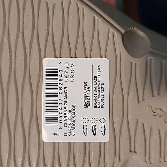 Clarks Artisan Clarene Glamour Criss-Cross Wedge Sandals Sage Nubuck Wmns 10