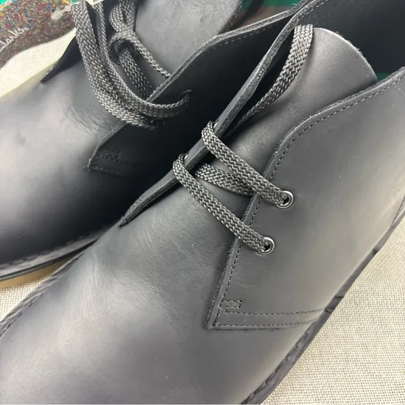Clarks Black Chukka Boots Sleek Minimalist Design