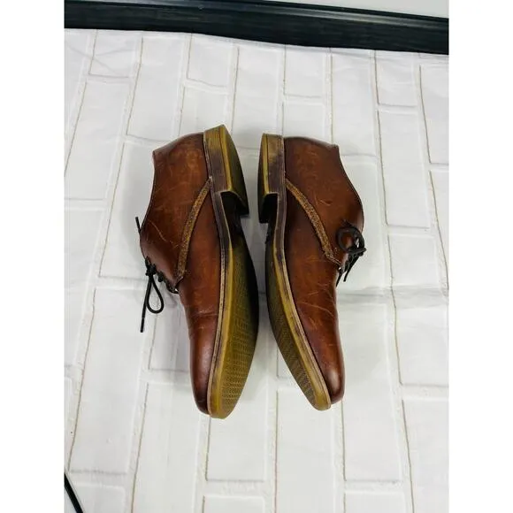 Clarks brown leather men's dress shoes sz 12