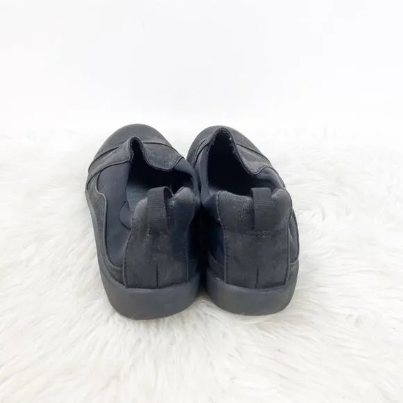 Clarks Cloudsteppers Soft Cushion 8 M Womens Black Slip-on Comfort Shoes