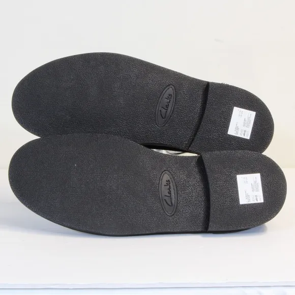 Clarks Collection Black Bushacre 2 Suede Ankle Lace-up Chukka Boots Size 12