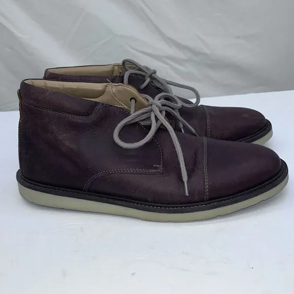 Clarks Grandin Top Chukka Boots, Dark Brown, Mens 9M