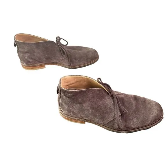 Clarks Originals Men's  US 10 10M EU 43 Brown Suede Leather Lace Up Chukka Boots