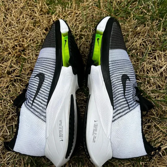 CLEAN Nike Air Zoom Next% Tempo Size 12.5 Flyknit Oreo shoes