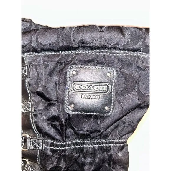Coach Shaine snow boots size 6b