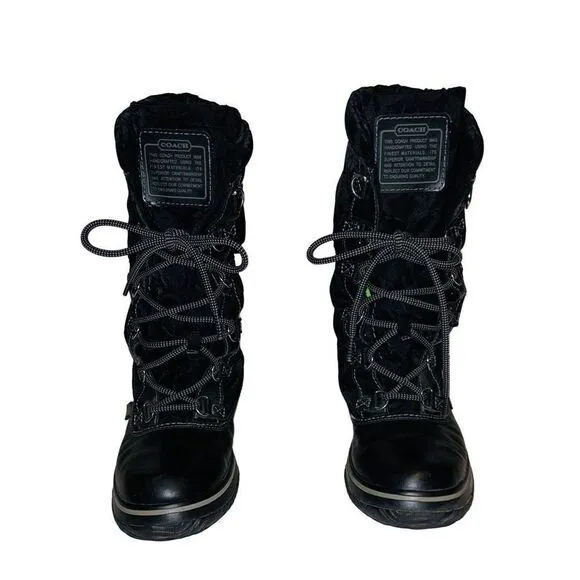 Coach Shaine snow boots size 6b