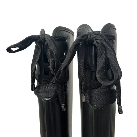 Coach Women’s Black Rain boots Size 7