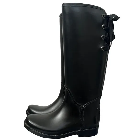 Coach Women’s Black Rain boots Size 7