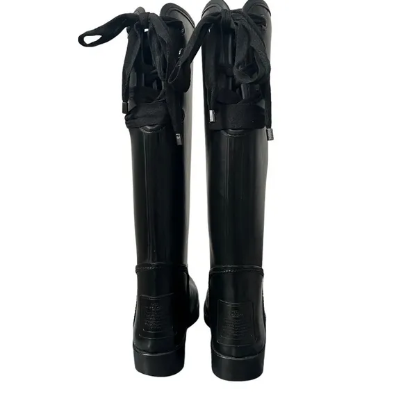 Coach Women’s Black Rain boots Size 7