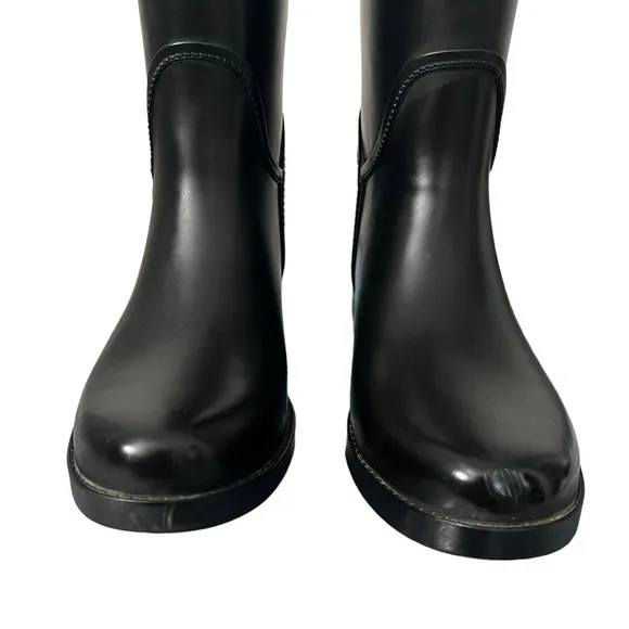 Coach Women’s Black Rain boots Size 7