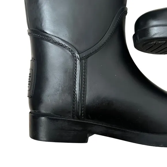 Coach Women’s Black Rain boots Size 7