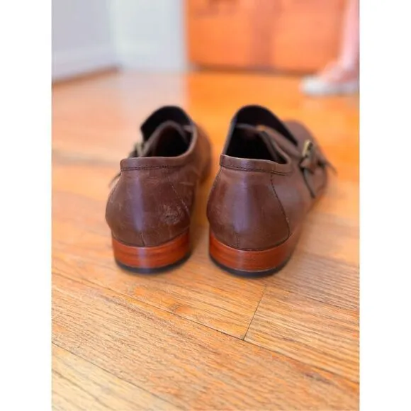 COACH ALEXANDER SHOE DOUBLE MONK OXFORDS (COACH Q6171) ESPRESSO Size 12D