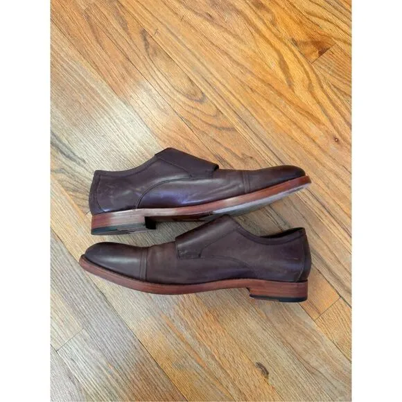 COACH ALEXANDER SHOE DOUBLE MONK OXFORDS (COACH Q6171) ESPRESSO Size 12D