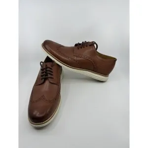Cole Haan Mens Size 10 OriginalGrand Wingtip Oxford Woodbury/Ivory C26471