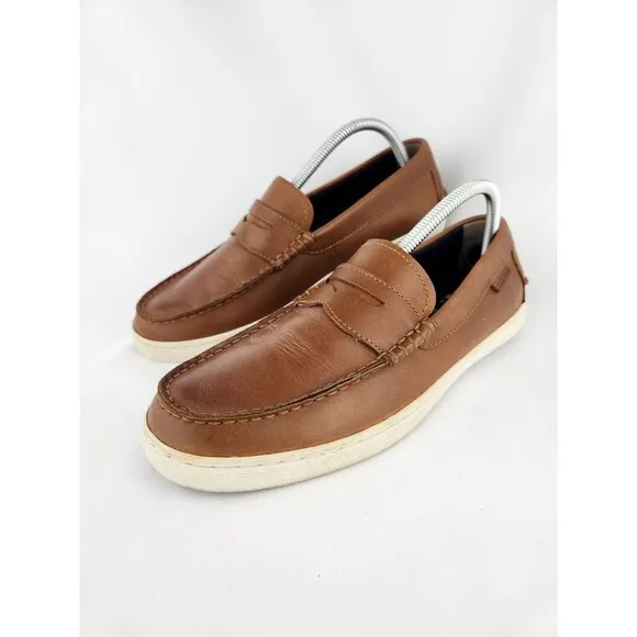 Cole Haan Mens Size 8.5 Nantucket Loafers Brown Penny Loafer Shoes  Lightweight