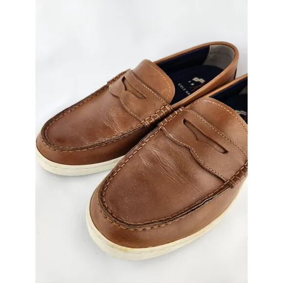 Cole Haan Mens Size 8.5 Nantucket Loafers Brown Penny Loafer Shoes  Lightweight