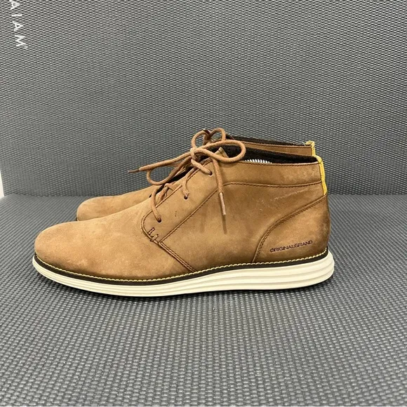 Cole Haan Orginal Grand‎ Chukka Boot Soft Leather Brown Mens Size 9.5