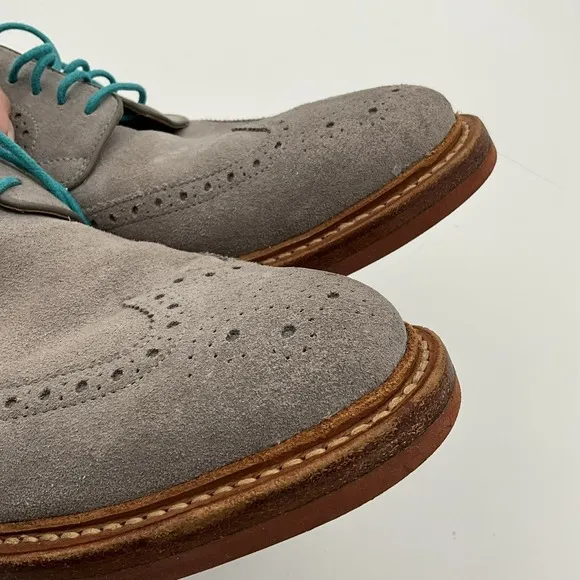 Cole Haan x Todd Snyder C14253  Lace-Up Suede Wingtip Oxford Shoes Men's US 11M