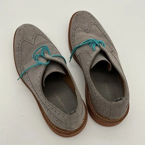 Cole Haan x Todd Snyder C14253  Lace-Up Suede Wingtip Oxford Shoes Men's US 11M
