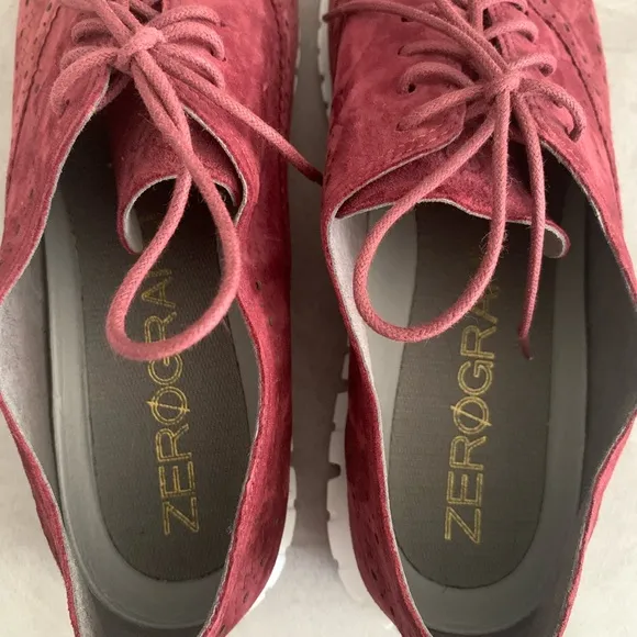 Cole Haan ZeroGrand Burgundy Wingtip Oxfords size 10
