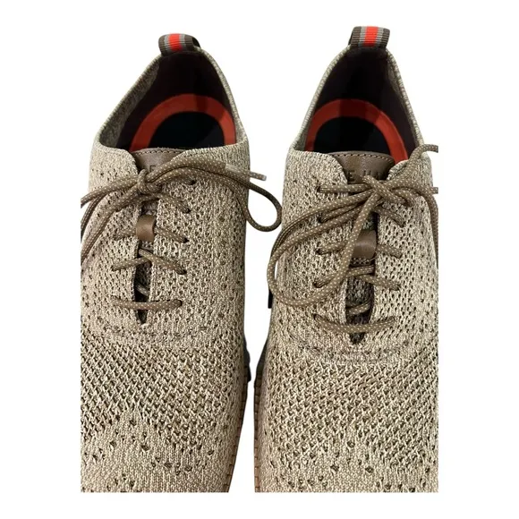 Cole Haan Zerogrand Wingtip Oxford Shoes in Beige Men’s Size 10.5 - EUC