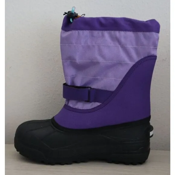 Columbia Big Kids' 6 Women's 7.5 Purple Columbia Powerbug Plus II Winter Boots