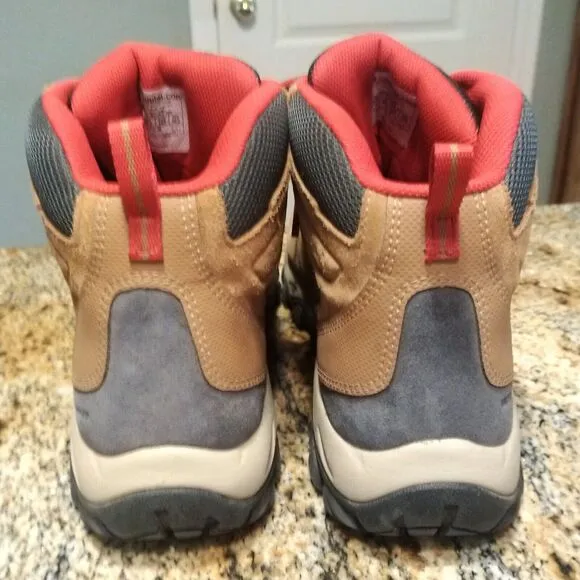 Columbia Hiking Boots US 11.5 Mens Newton Ridge Plus II Waterproof Elk Brown EUC