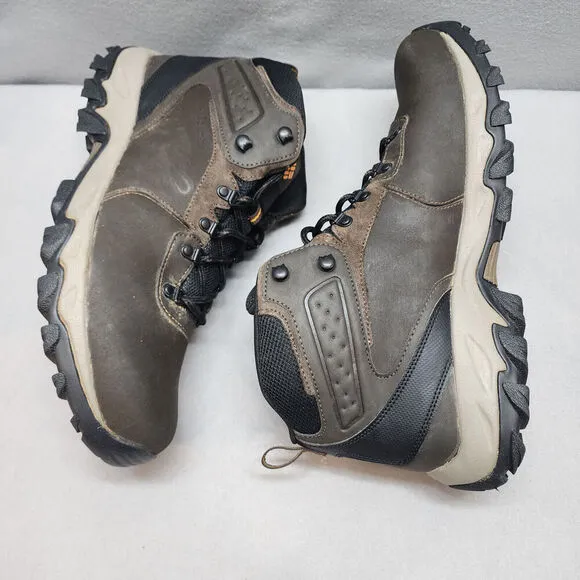 Columbia Newton Ridge Plus II Waterproof Hiking Boots Brown Men’s Size 14