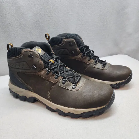 Columbia Newton Ridge Plus II Waterproof Hiking Boots Brown Men’s Size 14