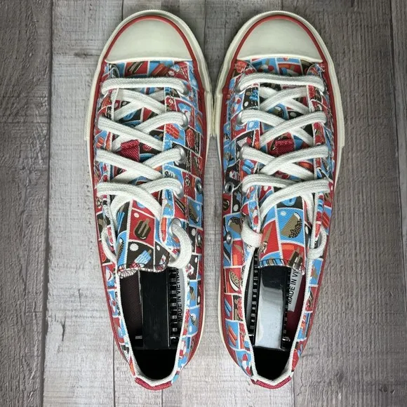 Converse Chuck 70 Frozen Treats Youth Sneakers Soft Red Blue Size 3 A00519F