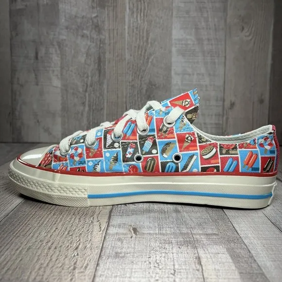 Converse Chuck 70 Frozen Treats Youth Sneakers Soft Red Blue Size 3 A00519F