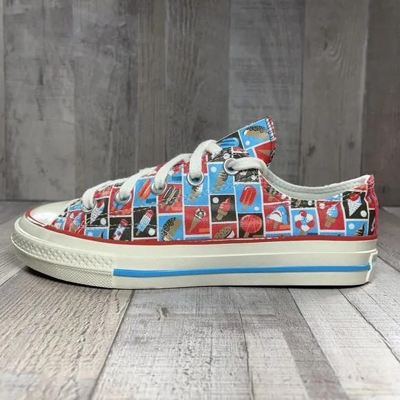 Converse Chuck 70 Frozen Treats Youth Sneakers Soft Red Blue Size 3 A00519F