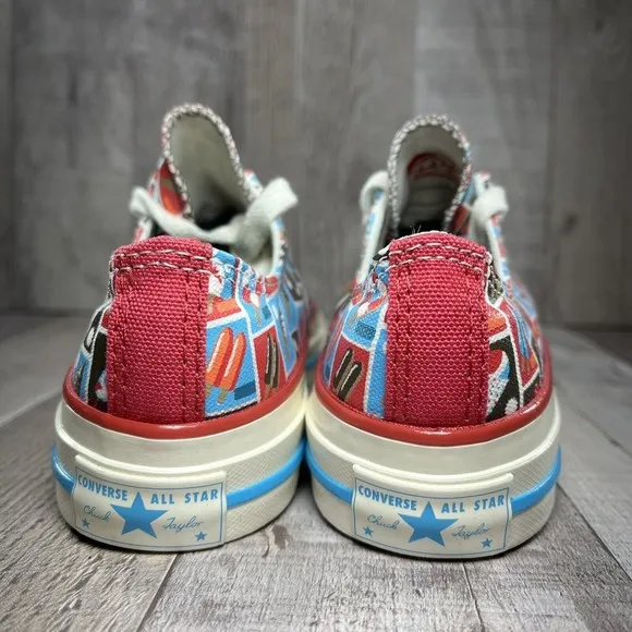 Converse Chuck 70 Frozen Treats Youth Sneakers Soft Red Blue Size 3 A00519F