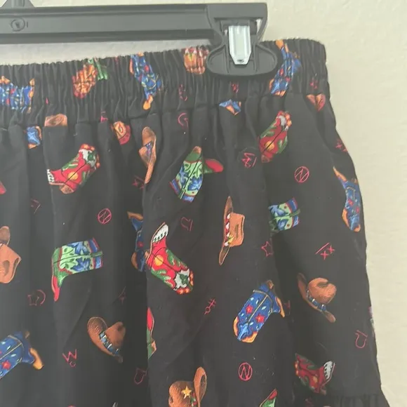 Cowboy boots and hats western skirt
