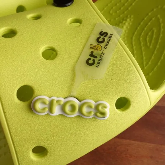 Crocs Sandals Mens SZ 10 Neon Yellow Classic Slide Waterproof Summer Shoes NWT