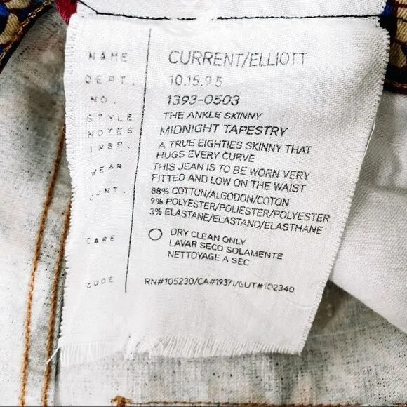 Current/Elliot Tapestry Skinny Jeans