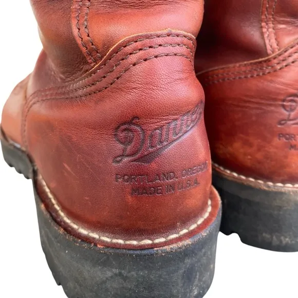 Danner Rainforest GTX Boots 10800 Mens 7.5 EE Wide Brown Leather Made In USA
